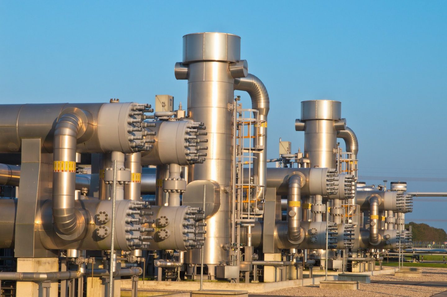 natural gas processing site